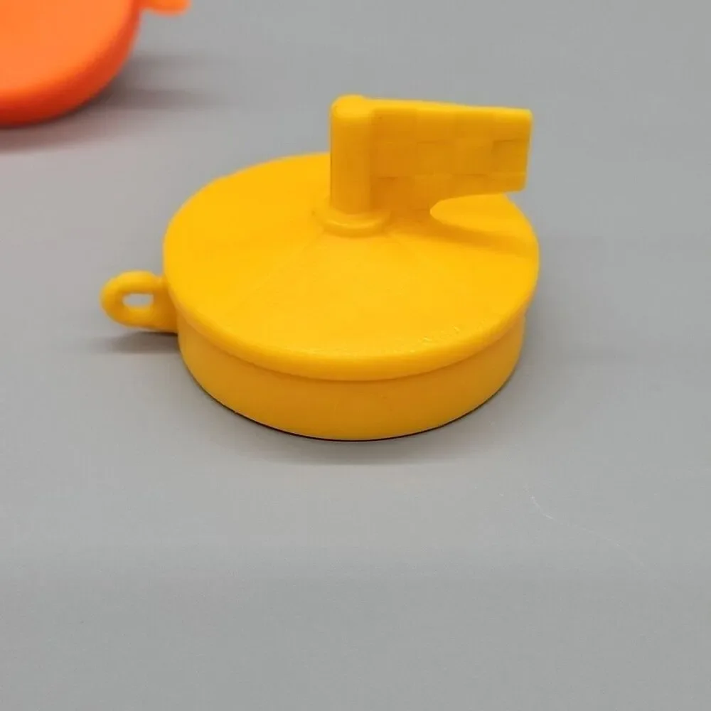 Fisher Price Adventure People 1981  Buoy & Scuba Orange Yellow lot of 4